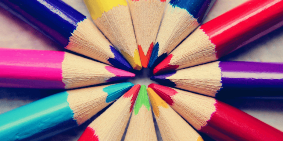 Colourful pencils