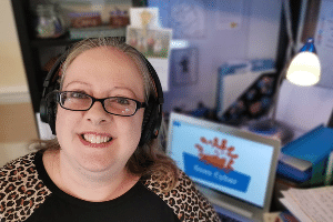 Vickie Heydon-Matterface who is leading Messy Church Goes Cyber