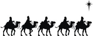 Nativity Story with camels