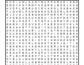 Good Friday word search