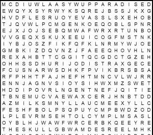 Good Friday word search