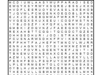 Good Friday word search