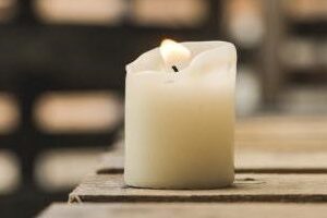 Praying with candles