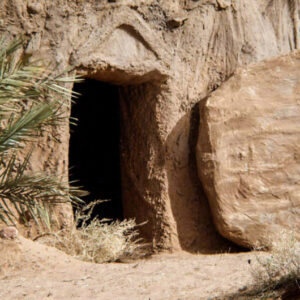 Easter image of Jesus tomb