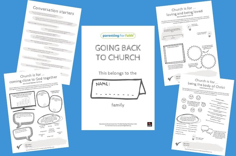 Going back to Church new free resource