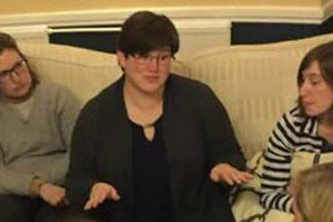 Rachel Turner in a discussion group