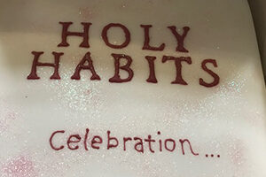 Holy Habits celebration cake