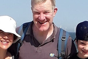 Debbie, David and Jamie Hawker