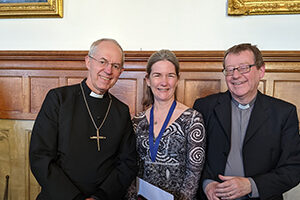 Justin Welby, Lucy Moore and Paul Moore