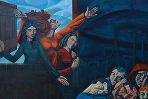 An Idle Tale - painting by Michael Cook